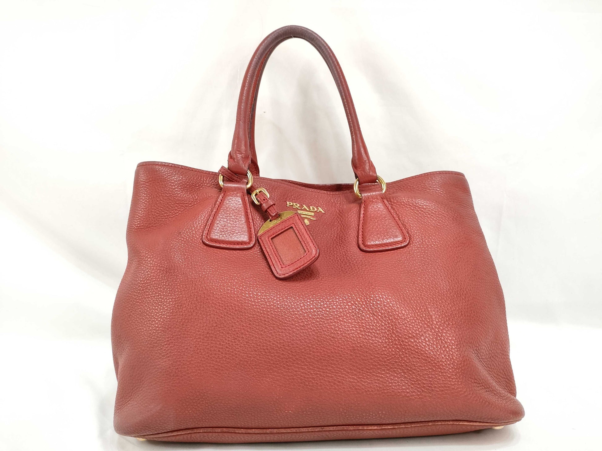 PRADA ID-Prada Vitello Daino 2way Handbag