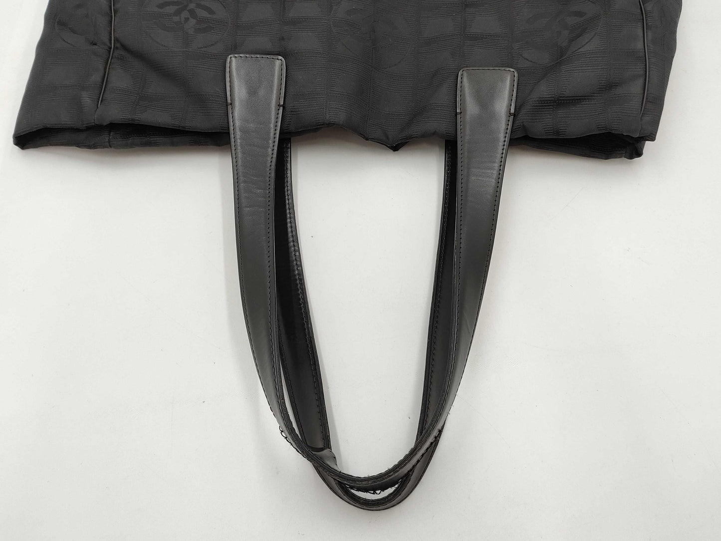 CHANEL New Travel Line Nylon Tote Bag, Black with Gold Hardware, 8888629