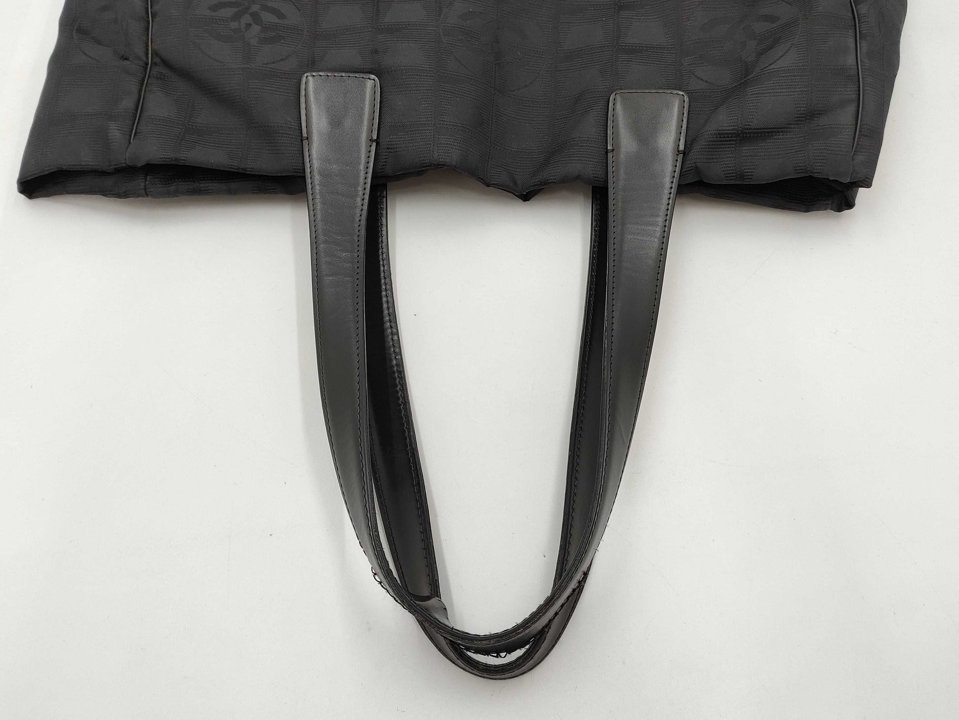 CHANEL New Travel Line Nylon Tote Bag, Black with Gold Hardware, 8888629