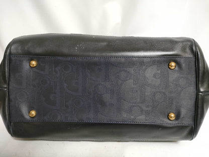Dior Trotter Dior Trotter Leather Boston Bag Navy Boston Bag