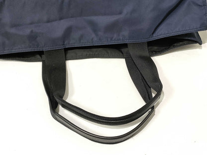 PRADA Nylon Prada Tesuto Nylon x Leather Tote Bag Black VA1001 Tote Bag