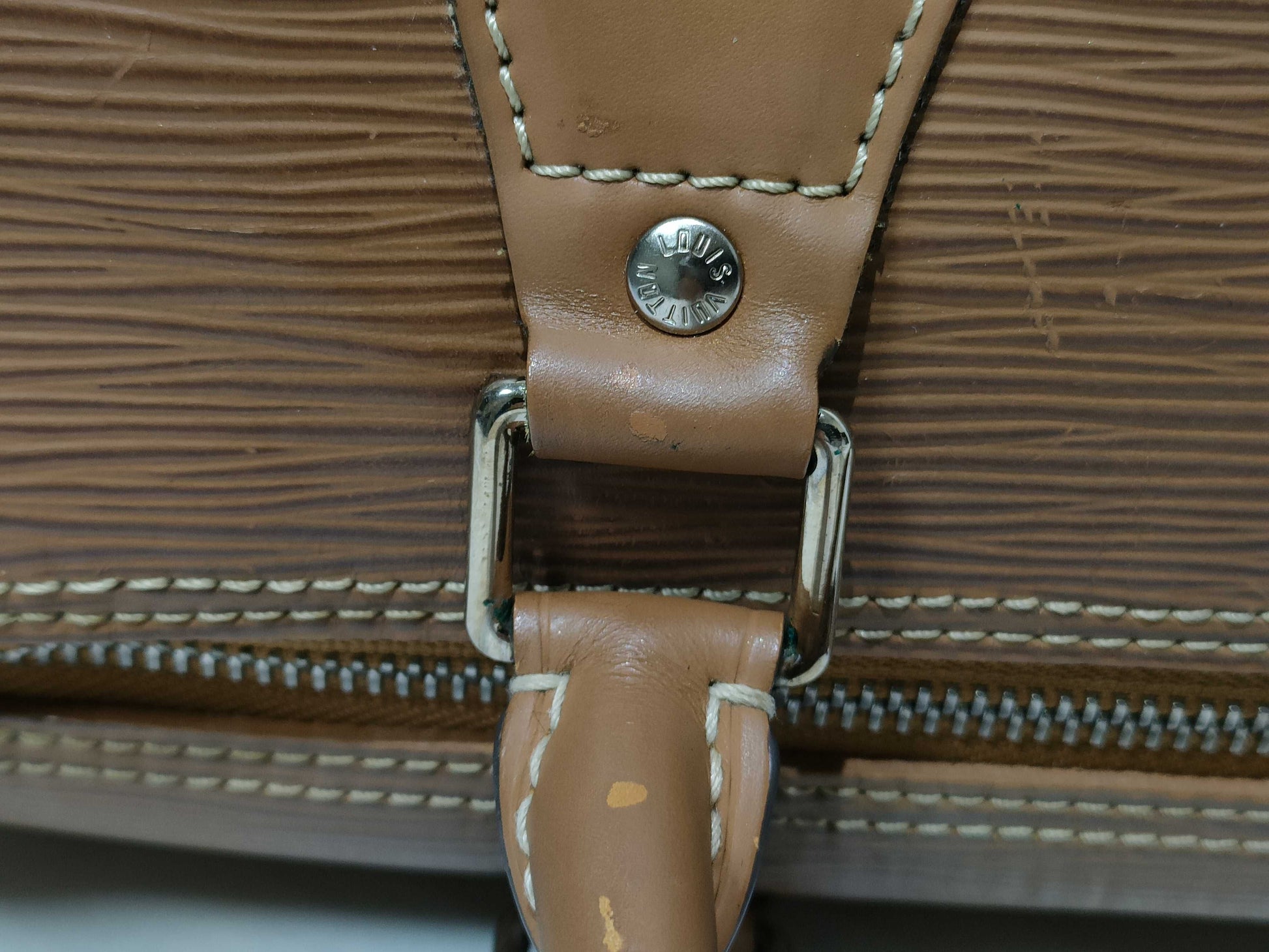 LOUIS VUITTON Epi ID-Louis Vuitton Epi Speedy 30 M43003 Cadena #SP0066 Handbag