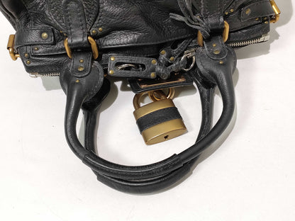 chloe Chloe Paddington Leather Handbag Black Handbag