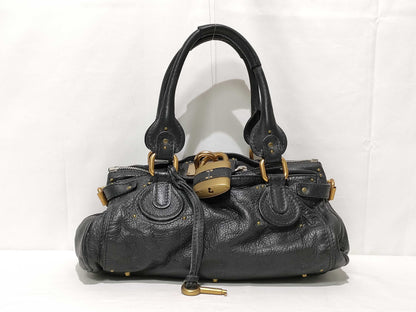 chloe Chloe Paddington Leather Handbag Black Handbag