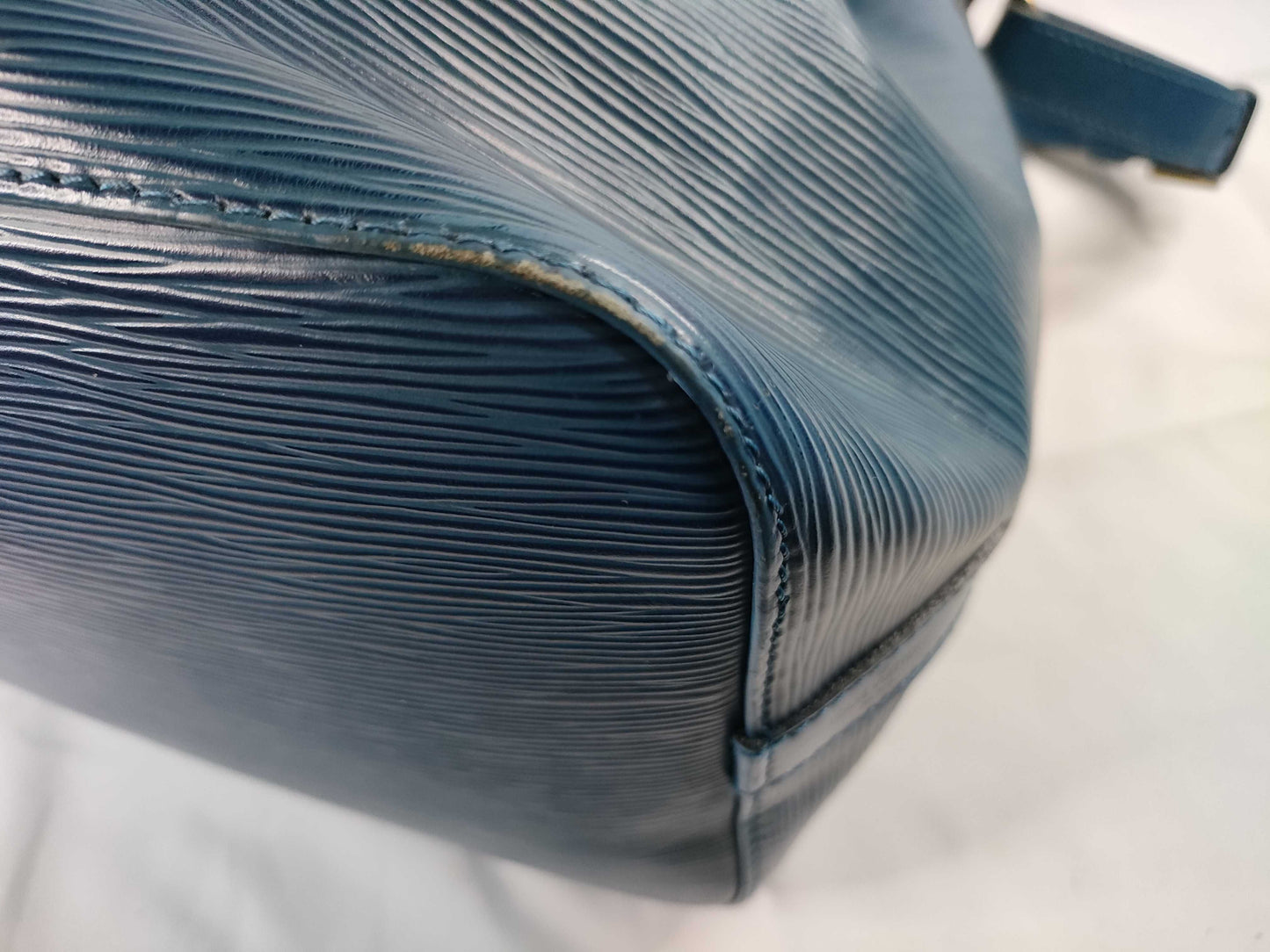 LOUIS VUITTON Epi SG-Louis Vuitton Epi Petit Noe M44152 AR0935 Blue Shoulder Bag