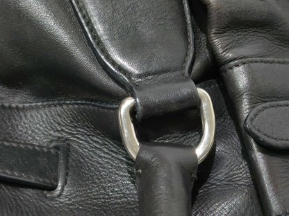 PRADA SG - Prada Leather Shoulder bag Black Handbag