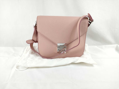 MCM SG-MCM Patricia Park Avenue Leather Shoulder Bag Pink Shoulder Bag