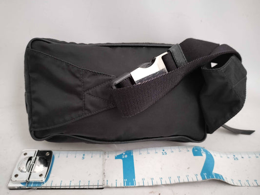 PRADA Nylon KR-Prada 1BL010_RV44_F0002_V_YOO Black Re-Nylon Belt Bag Waist Bag