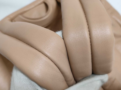 BURBERRY FR-Burberry Leather Backpack Beige Backpack