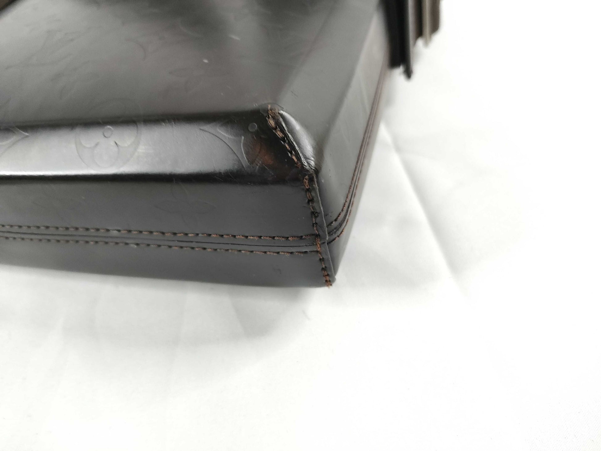 LOUIS VUITTON Vuitton Monogram Glass Bobby M46520 BA0033 Brown Shoulder Bag