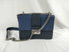 PRADA Safiano Chain Shoulder Bag Navy 1BD034 Shoulder Bag