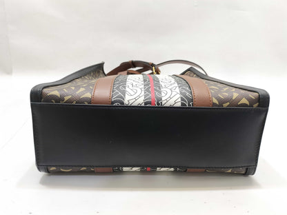 BURBERRY TB Monogram 2-Way Shoulder Bag/Handbag