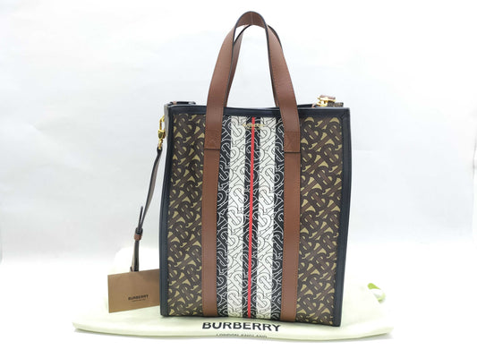 BURBERRY TB Monogram 2-Way Shoulder Bag/Handbag