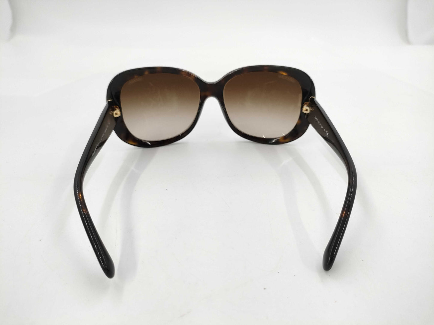 CHANEL Camellia Tortoiseshell Sunglasses with Case