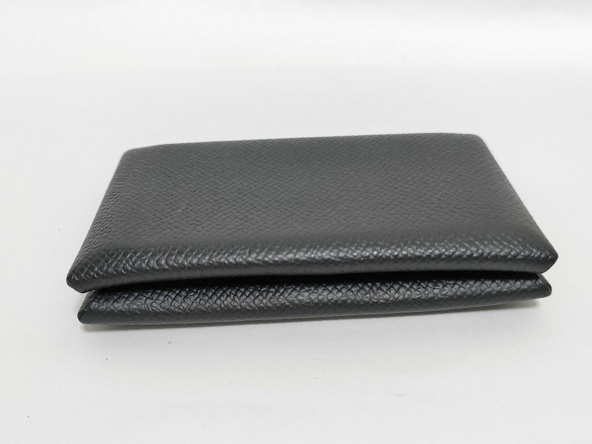 HERMES Calvi Card Case Y Engraved Card Case, Pass Case, Business Card Holder