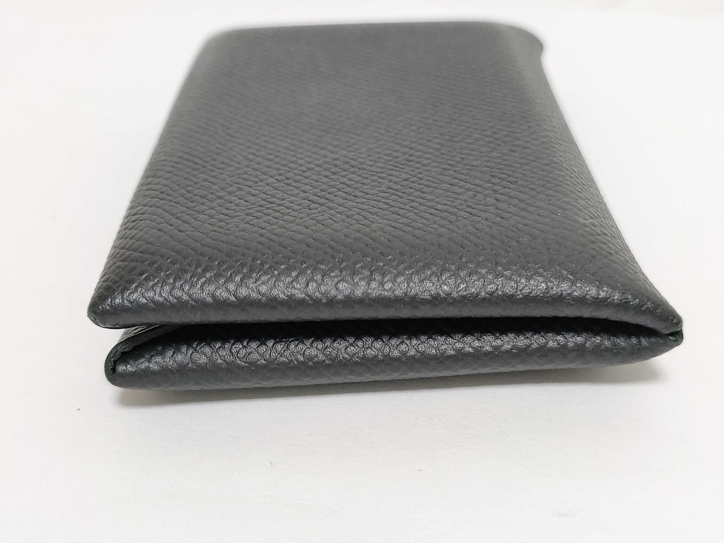 HERMES Calvi Card Case Y Engraved Card Case, Pass Case, Business Card Holder