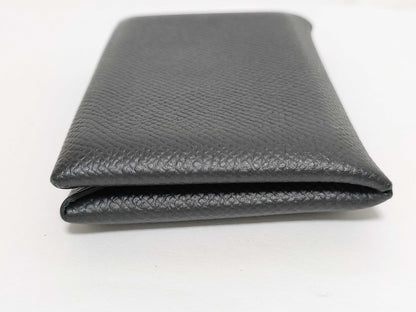 HERMES Calvi Card Case Y Engraved Card Case, Pass Case, Business Card Holder