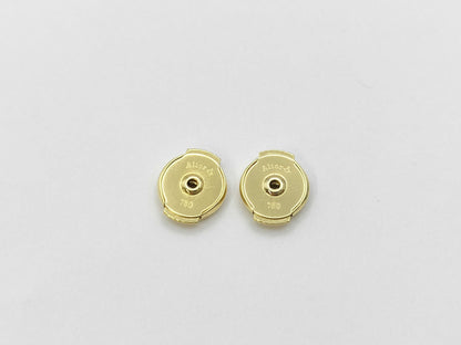 BOUCHERON Serpan Boheme 3 Motif Studded Diamonds YG Au750 5.9g Earrings 