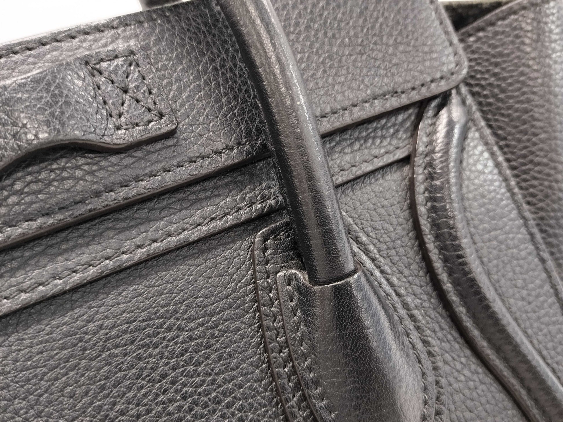 CELINE Luggage Black Tote Bag