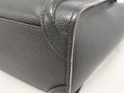 CELINE Luggage Black Tote Bag