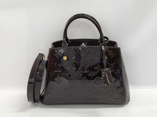 LOUIS VUITTON Monogram Vernis Montaigne MM Bag
