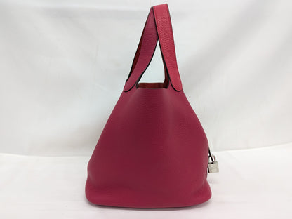 HERMES Picotan Lock MM Tryon Clemence Y-Engraved Handbag