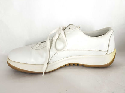 LOUIS VUITTON Louis Vuitton Leather Logo Sneakers White 11 Men's LOUIS VUITTON Sneakers