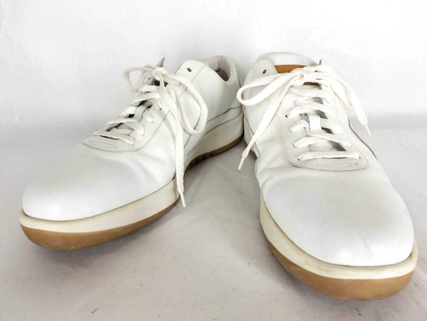 LOUIS VUITTON Louis Vuitton Leather Logo Sneakers White 11 Men's LOUIS VUITTON Sneakers