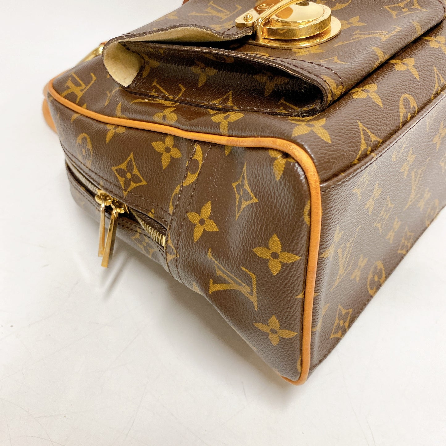 LOUIS VUITTON Monogram Manhattan GM M40025 FL0057 Handbag