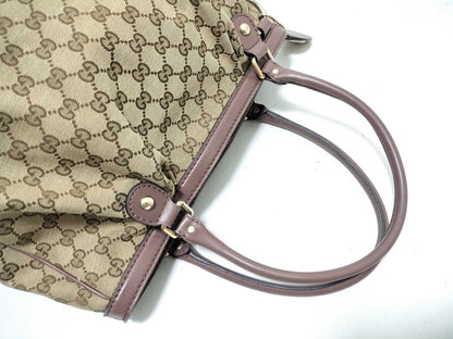 GUCCI GG Canvas Gucci Bag Tote Bag