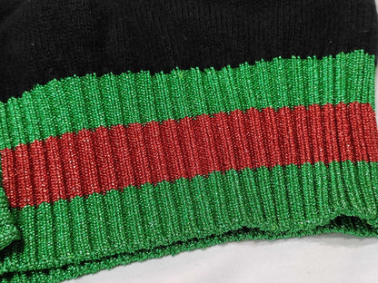 GUCCI Gucci Sherryline Cardigan Black Lame Cardigan