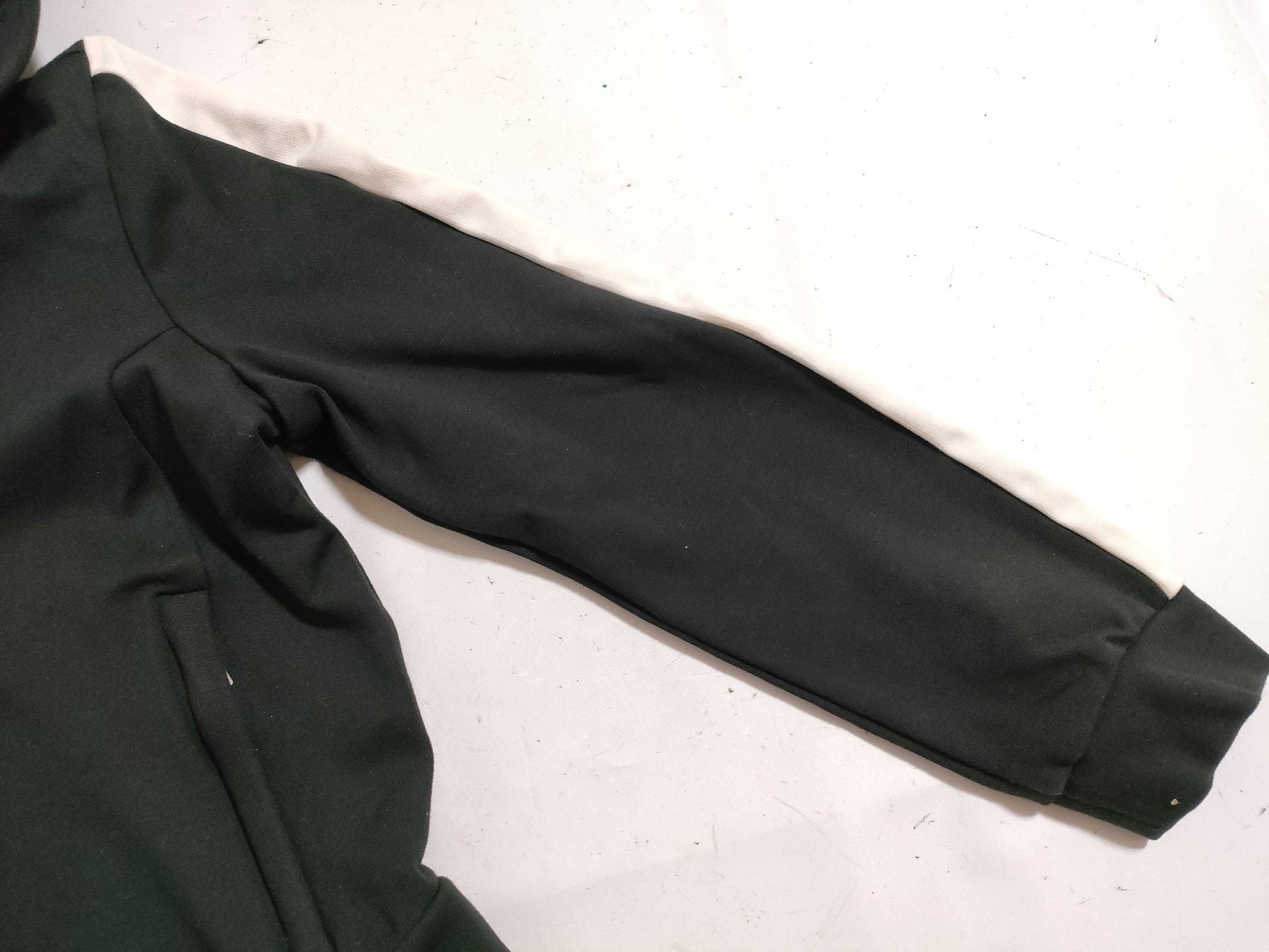 PRADA Black Hoodie Line Tops