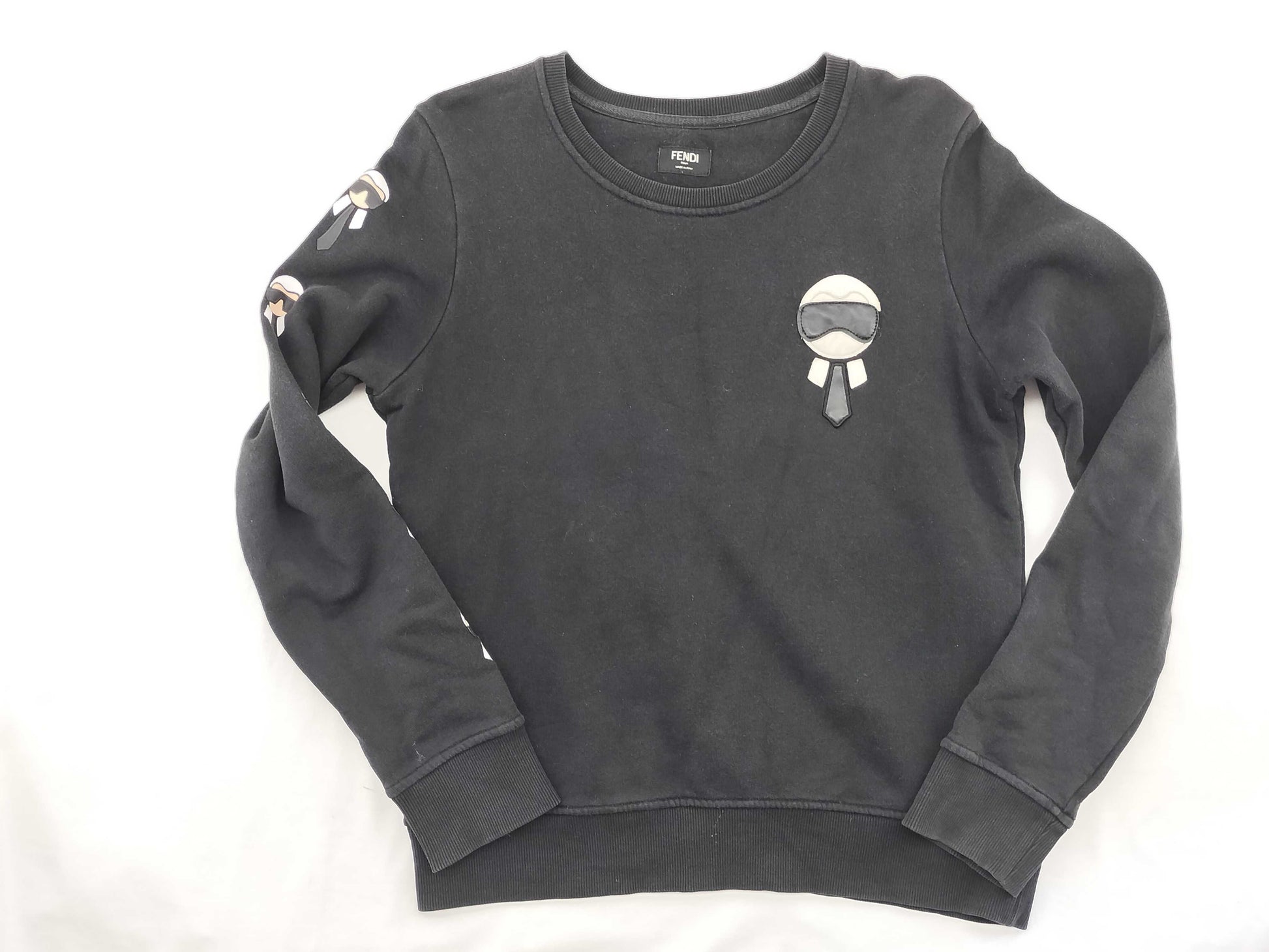 FENDI FENDI Trainers Current Men's Men's Karl Lagerfeld Black Top