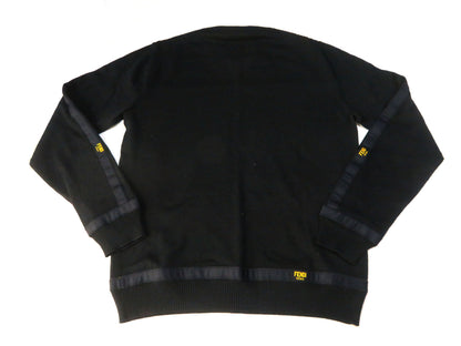 FENDI Men's FENDI Knitted Black Current Logo Top