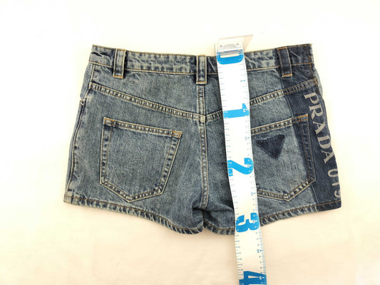 PRADA Triangle Logo Triangle Logo Denim Pants Pants