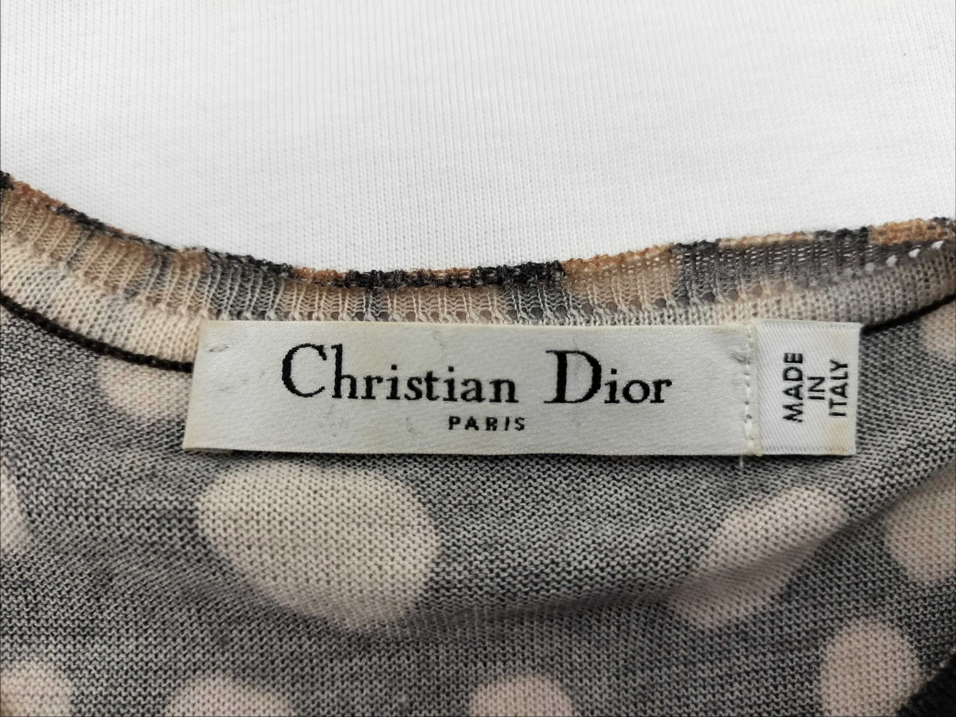 Dior Galliano Christian Dior Bowtie Knit Top