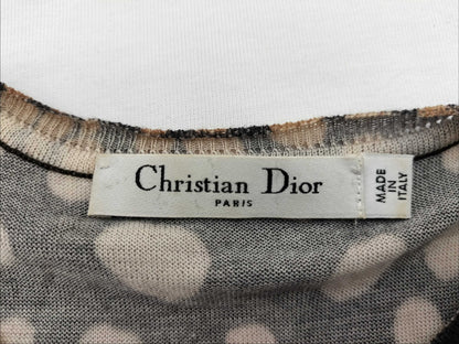Dior Galliano Christian Dior Bowtie Knit Top