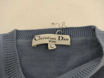 Dior Christian Dior CD Logo Big Logo Knit Top