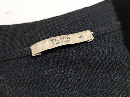 PRADA Boxed Prada Bijou Cardigan Black Cardigan