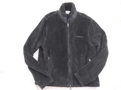 BURBERRY Men's Men's Burberry Current Tag Back Big Logo Embroidered Back Logo Boa Jacket Black Jacket