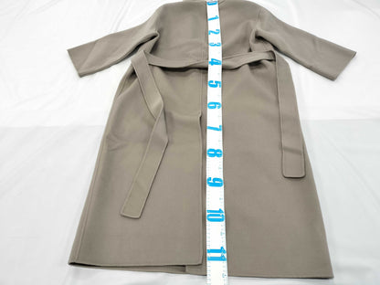 Max Mara Cutitoamano Cashmere Maxi Maniñuela Coat, Size 34