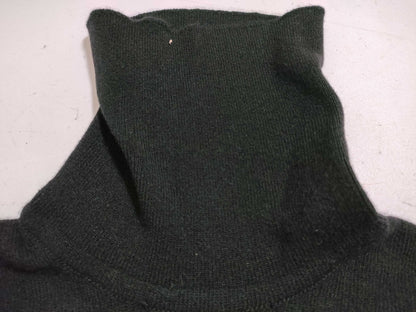 Margiela Period 100% Cashmere Hermes Cashmere Turtleneck Vest Top Black Martin Margiela Tops