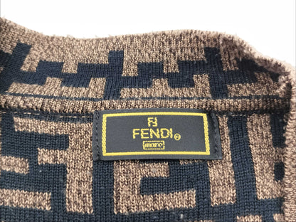 FENDI Zucca Print FENDI Zucca Knitted Cardigan