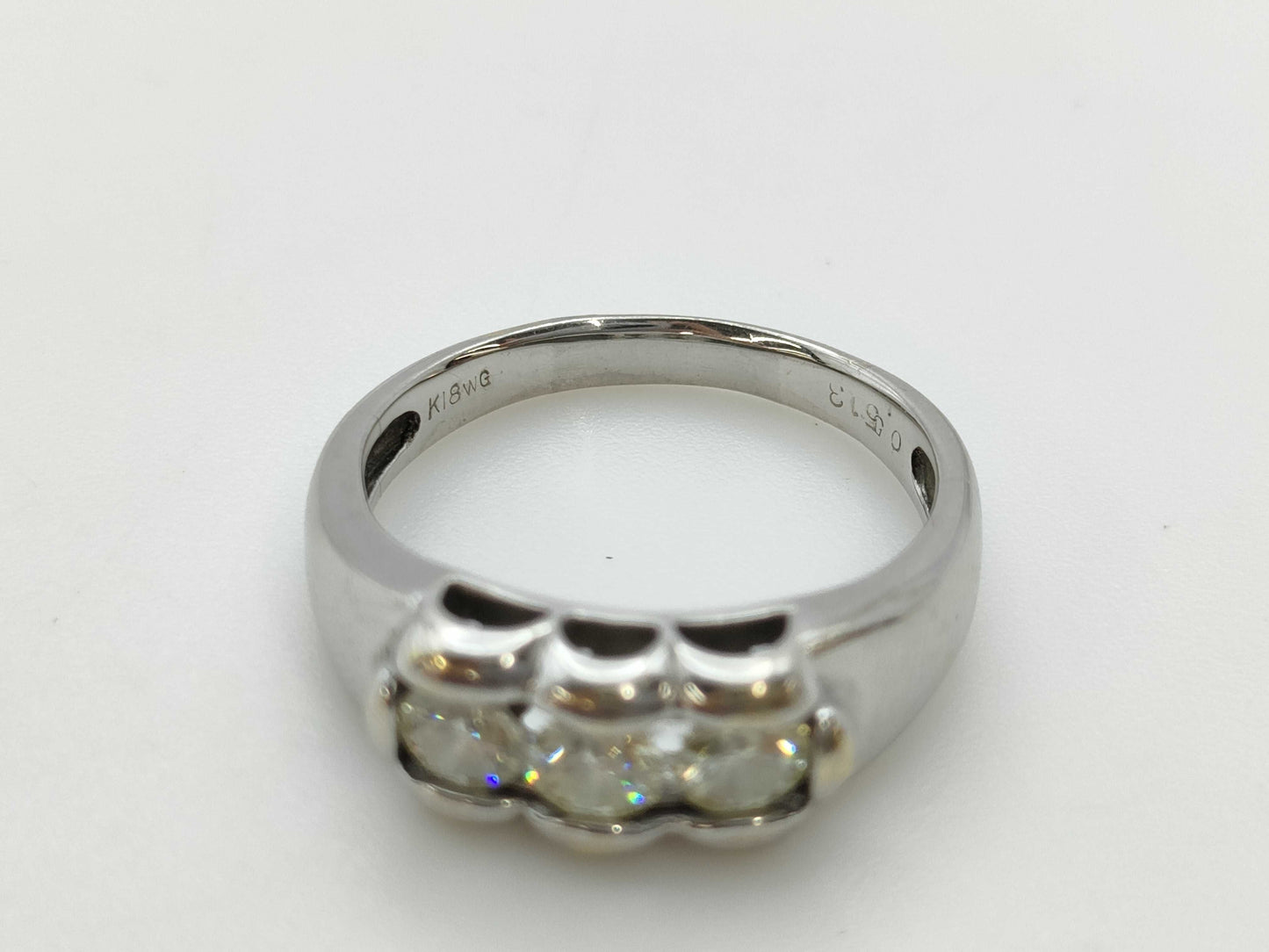 D0.513ct K18WG 3.4g Ring 