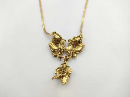 Pearl D0.12ct K18 35.2g Necklace 