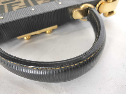 FENDI Zucca Hand Brown Handbag