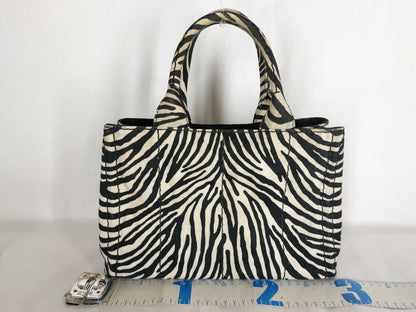 PRADA Zebra Hand Handbag