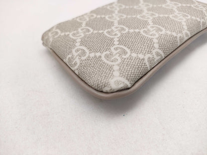 GUCCI Gucci Key Pouch 772321 White Coin Case