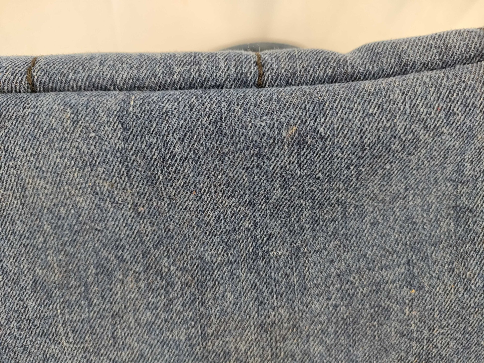 PRADA Unused Prada Denim Triangle Logo Canapa 2-Way Bag Handbag