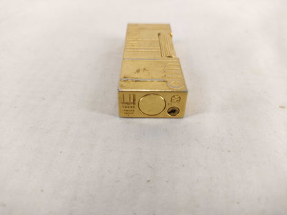 dunhill dunhill dunhill roller type gas lighter gold three-dimensional logo and other accessories